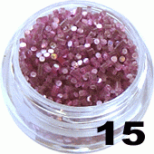 Ozdoba do paznokci Cekiny lawendowe w pojemniczku 5ml- 15