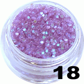 Ozdoba do paznokci Cekiny fiołkowe w pojemniczku 5ml- 18