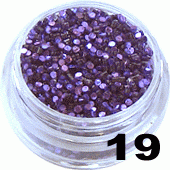 Ozdoba do paznokci Cekiny indygo w pojemniczku 5ml- 19