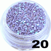 Ozdoba do paznokci Cekiny pastelowy irys w pojemniczku 5ml- 20