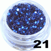 Ozdoba do paznokci Cekiny granatowe w pojemniczku 5ml- 21