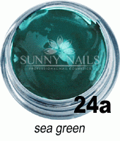 Farbki do zdobienia paznokci sea green 5ml - 24a