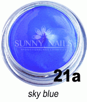 Farbki do zdobienia paznokci sky blue 5ml - 21a