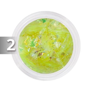 Folia hologramowa Broken Mirror Effect słoneczna w pojemniczku 5ml - 2