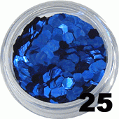 Ozdoba do paznokci Hologramy Normal  chabrowe w pojemniczku 5ml- 25