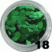 Ozdoba do paznokci Hologramy Normal ciemna zieleń w pojemniczku 5ml- 18