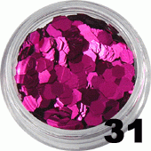 Ozdoba do paznokci Hologramy Normal fuksja w pojemniczku 5ml- 31