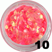 Ozdoba do paznokci Hologramy Normal różowe w pojemniczku 5ml- 10