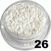 Kostka hologramowa mini biała matowa 5ml - 26