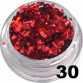 Kostka hologramowa mini czerwona 5ml - 30