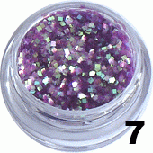 Kostka hologramowa mini fioletowa aqua 5ml - 7