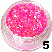 Kostka hologramowa mini różowa 5ml - 5