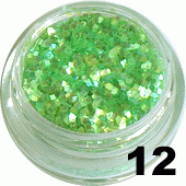 Kostka hologramowa mini zielona aqua 5ml - 12