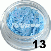 Króliczki do zdobienia paznokci błękitne 5ml - 13