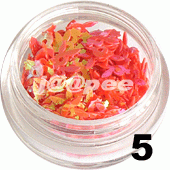 Króliczki do zdobienia paznokci czerwone 5ml - 5