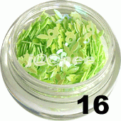 Króliczki do zdobienia paznokci pistacjowe 5ml - 16