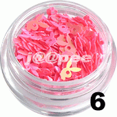 Króliczki do zdobienia paznokci różowe 5ml - 6