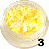 Króliczki do zdobienia paznokci żółte 5ml - 3