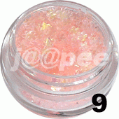 Ozdoba do paznokci Kwiatki pełne jasny róż aqua w pojemniczku 5ml - 9