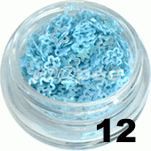 Kwiatki ramka błękitne 5ml - 12