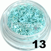 Kwiatki ramka turkusowe 5ml - 13