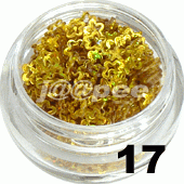 Kwiatki ramka złote 5ml - 17