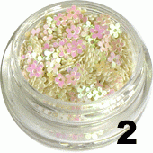 Kwiatki z dziurką ecru 5ml - 2