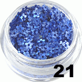 Kwiatki z dziurką niebieskie 5ml - 21