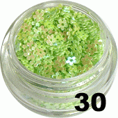 Kwiatki z dziurką pistacjowe 5ml - 30