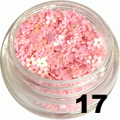 Kwiatki z dziurką różowe 5ml - 17