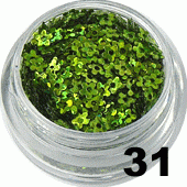 Kwiatki z dziurką wiosenna zieleń 5ml - 31