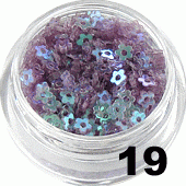 Kwiatki z dziurką wrzosowe aqua 5ml - 19