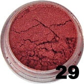 Masa perłowa do paznokci i makijażu czerwona ceglana 3ml - 29