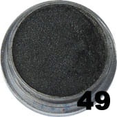 Masa perłowa do paznokci i makijażu czarna opalizująca 3ml - 49