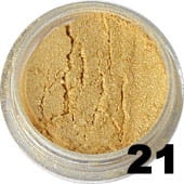 Masa perłowa do paznokci i makijażu jasnozłota opalizująca 3ml - 21