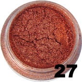 Masa perłowa do paznokci i makijażu miedziana iskrząca 3ml - 27