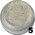 Masa perłowa do paznokci i makijażu iskrząca na srebrno 3ml - 5