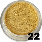 Masa perłowa do paznokci i makijażu złota iskrząca 3ml - 22