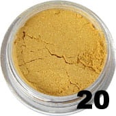 Masa perłowa do paznokci i makijażu złota opalizująca 3ml - 20