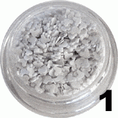 Ozdoba do paznokci Myszka Miki biała w w pojemniczku 5ml - 1 