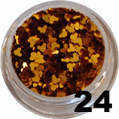 Ozdoba do paznokci Myszka Miki ciemne złoto w w pojemniczku 5ml - 24