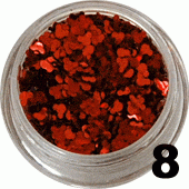 Ozdoba do paznokci Myszka Miki czerwona w w pojemniczku 5ml - 8