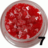 Ozdoba do paznokci Myszka Miki czerwona aqua w w pojemniczku 5ml - 7