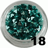 Ozdoba do paznokci Myszka Miki szafirowa hologram w w pojemniczku 5ml - 18