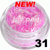 Ozdoba do paznokci nitki guma balonowa w pojemniczku 5ml - 31