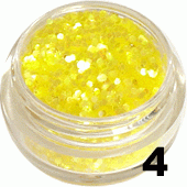 Ozdoba do paznokci Piegi  cytrynowe aqua w pojemniczku 5ml - 4