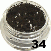 Ozdoba do paznokci Piegi czarne w pojemniczku 5ml - 34