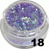 Ozdoba do paznokci Piegi  fioletowe aqua w pojemniczku 5ml - 18