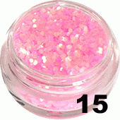 Ozdoba do paznokci Piegi jasny róż aqua w pojemniczku 5ml - 15