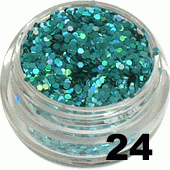 Ozdoba do paznokci Piegi morskie hologram w pojemniczku 5ml - 24